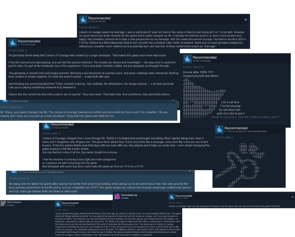 Review collage